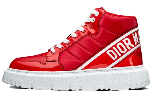 DIOR Women's D-Player 'Quilted Nylon - Red'
