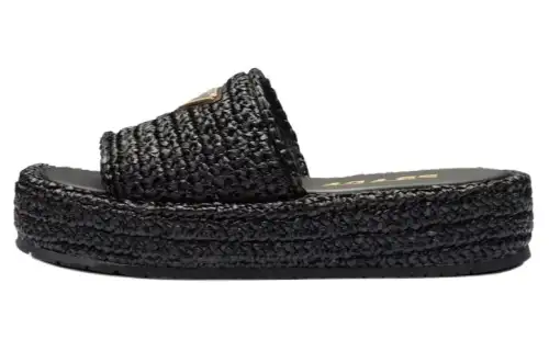 PRADA Slide Slippers Women's Black