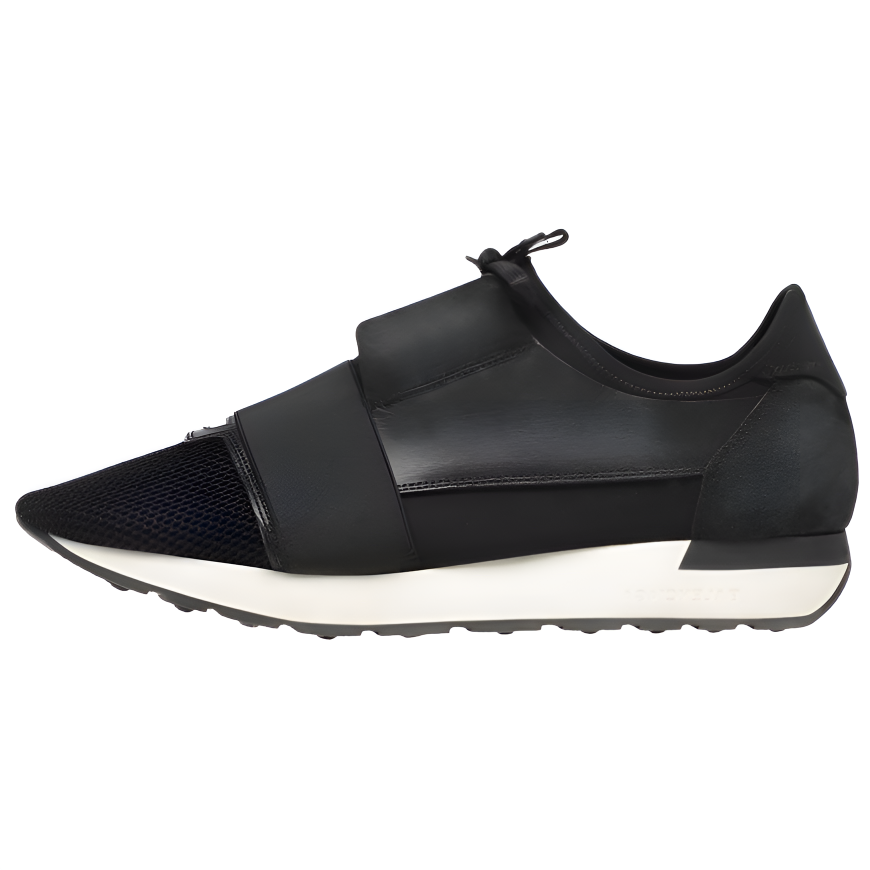 Balenciaga Race Runner Low top Casual Shoes Men's Black