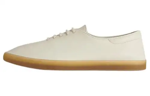 THE ROW Leather Casual Shoes Men's Beige