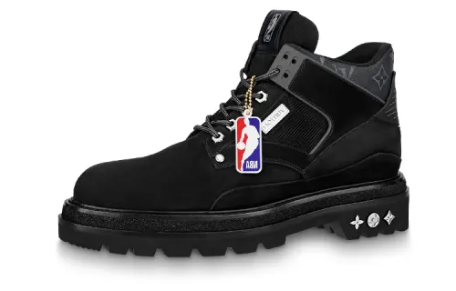 LOUIS VUITTON X Nba Oberkampf Ankle Boots 'Black'