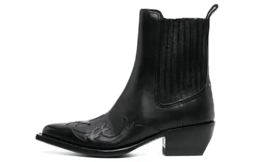 Golden Goose Leather Chelsea Boots Women's Black