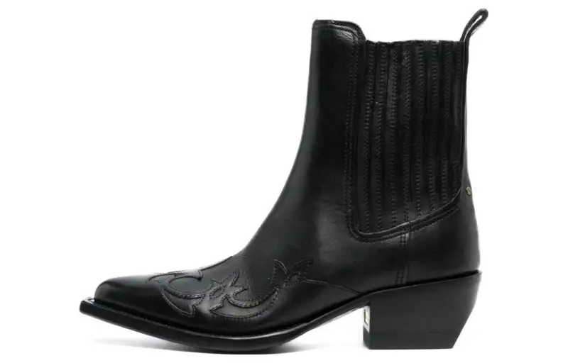 Golden Goose Leather Chelsea Boots Women's Black