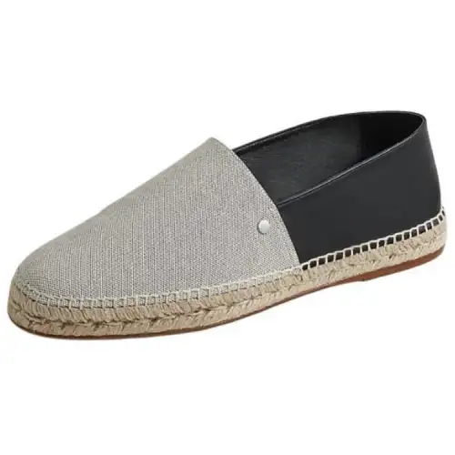HERMES Joven Espadrilles Men's Gray Black