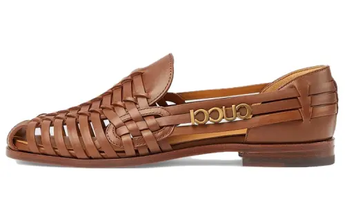 GUCCI Men's Casual Shoes Men's Low Top Brown