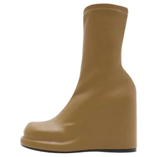 Burberry Pillar Ankle Boots 9.5cm Women's Brown