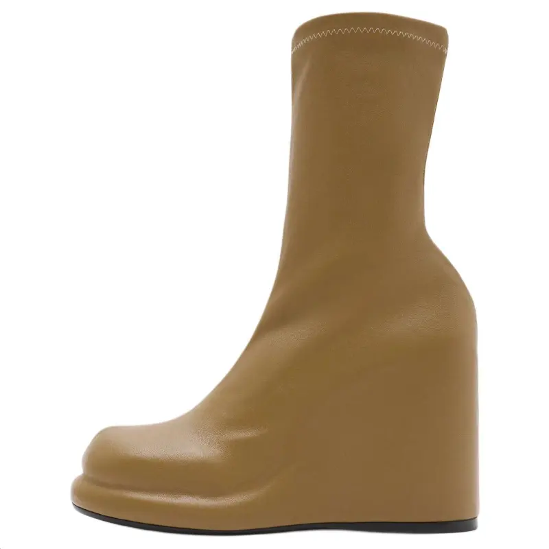 Burberry Pillar Ankle Boots 9.5cm Women's Brown