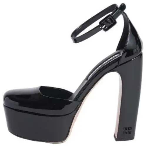 MIU MIU Patent-leather Platform Pumps