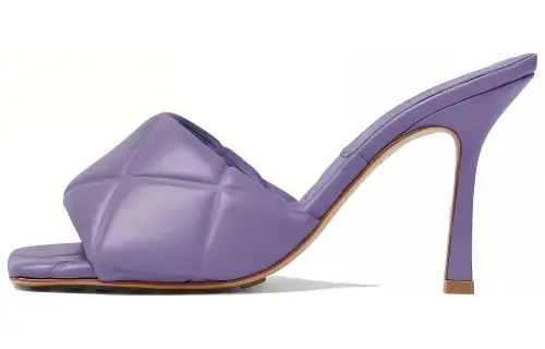 Bottega Veneta Lido Slide Slippers Women's Lavender