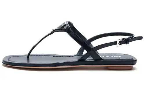 PRADA One Strap Sandals Women's Sapphire Blue
