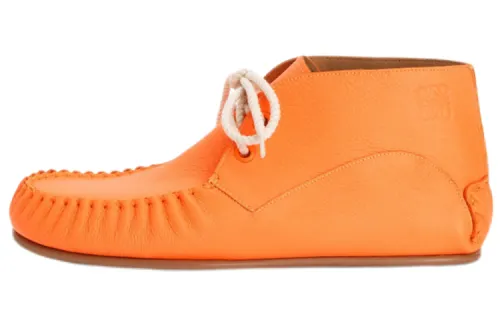 LOEWE Men's Casual Shoes Men's Mid Top Orange