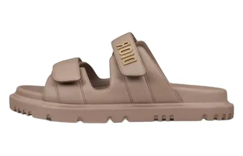 DIOR DiorAct Slide Slippers Women's Brown