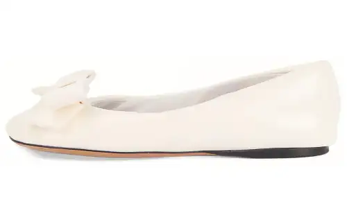 LOEWE Puffy Bow-detail Ballerina Shoes