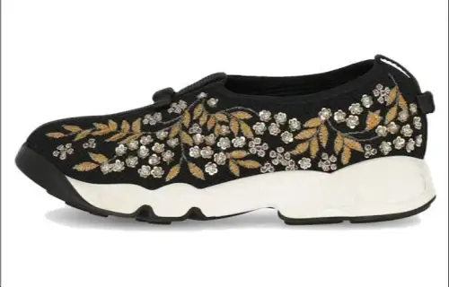 DIOR Women's Fusion 'Crystal Embroidery - Noir'