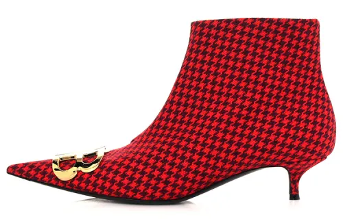 Balenciaga Knife Ankle Boots Women's Red