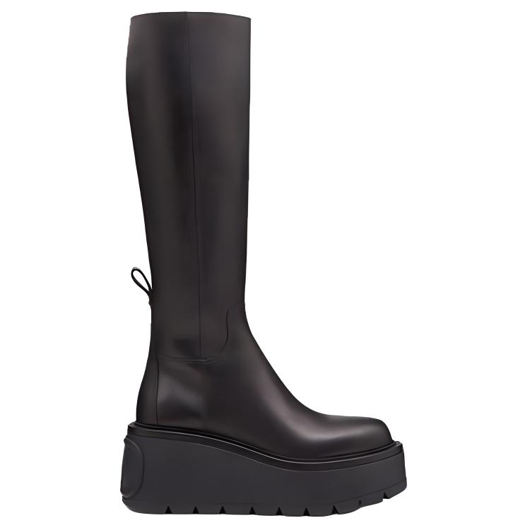 Valentino Uniqueform 85MM Boot Black Women's