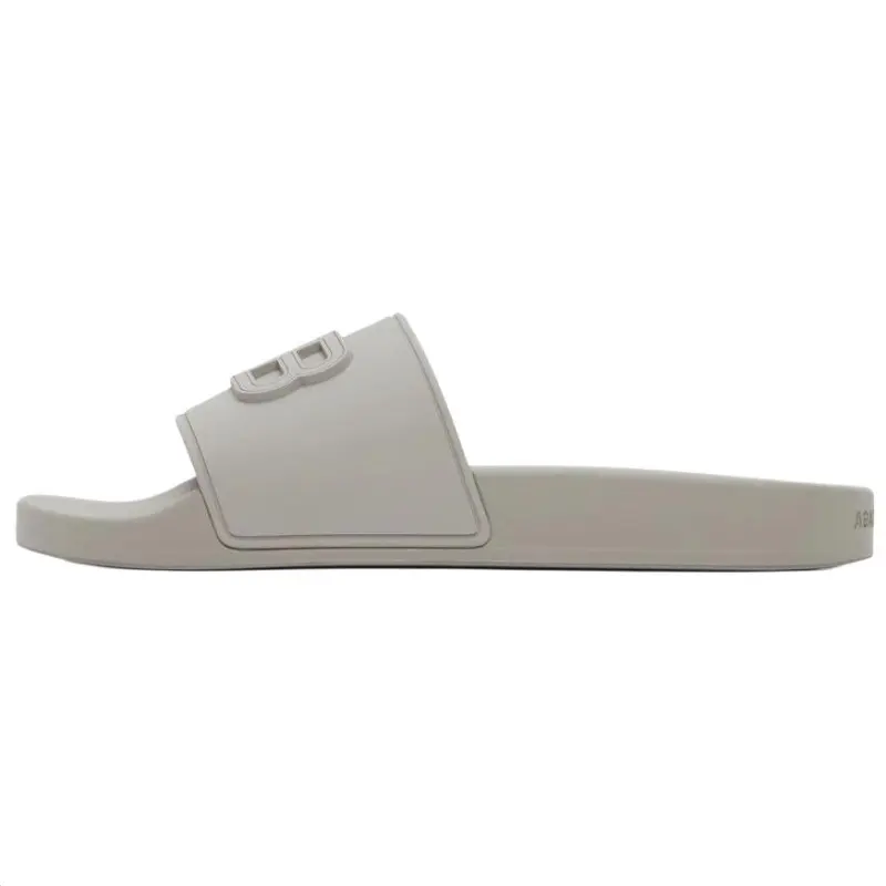 Balenciaga Pool Slide Slippers Women's Gray