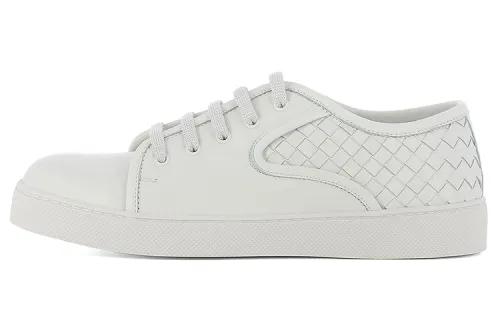 Bottega Veneta Dodger Low top Stylish Skateboarding Shoes Men's White