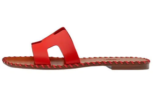 HERMES Oran Stylish Sandal Women's Red