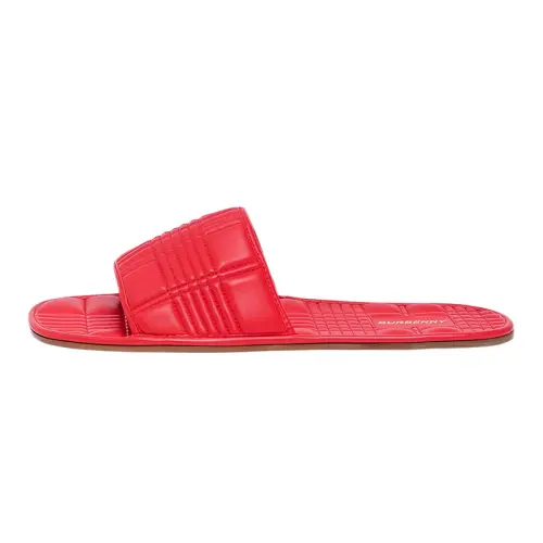 Burberry Slide Slippers Women's Red