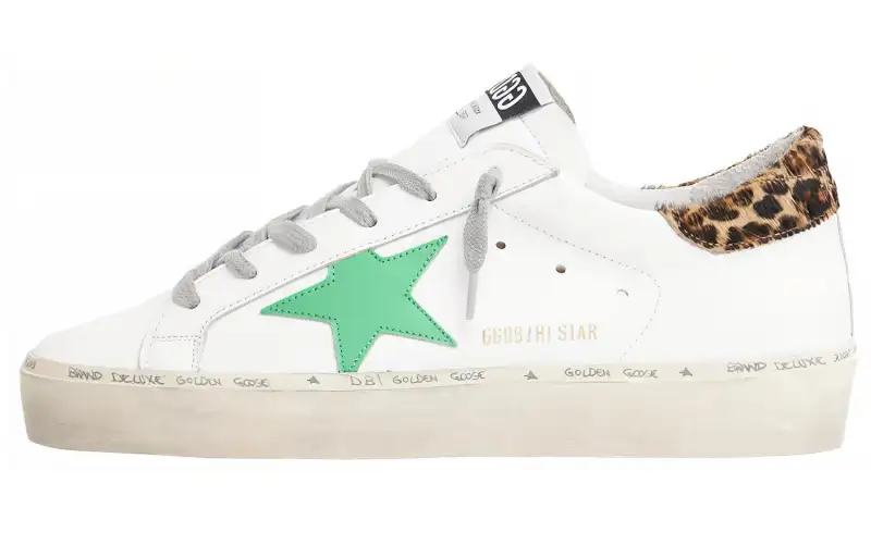 Golden Goose Hi Star Skateboard Shoes Women's Low Top White