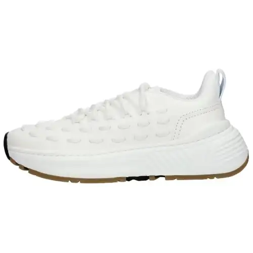 Bottega Veneta Leather Low top Casual Shoes Men's White