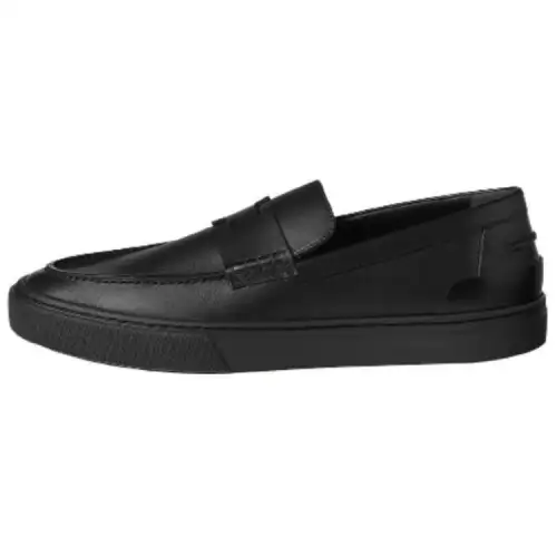 HERMES Ike Loafers Men's Black