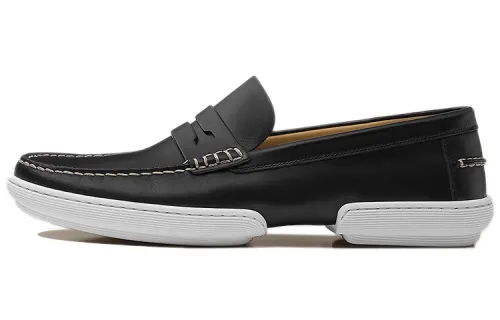 HERMES Ecume Loafers Men's Black
