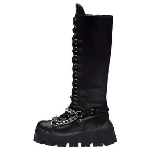 MIU MIU Knee high Boots Women's Black