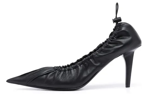 Balenciaga Scrunch Knife 80mm Pump Heels 'Black' Women's