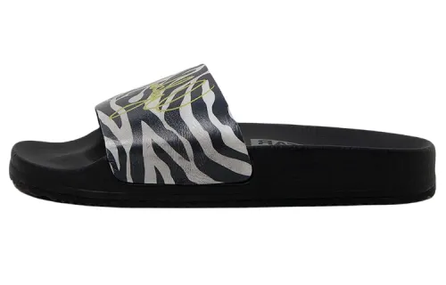 Golden Goose Rubber Sports Slippers Women's Black White
