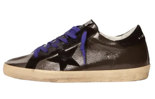 Golden Goose Super Star Low top Skateboard Shoes Women's Gray Distressed