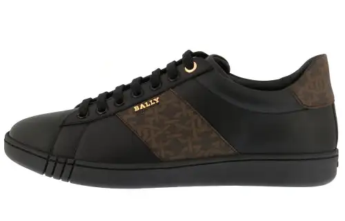 BALLY Low top Stylish Skateboarding Shoes Men's Black