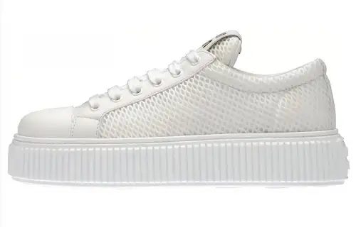 MIU MIU Low top Stylish Skateboarding Shoes Women's White