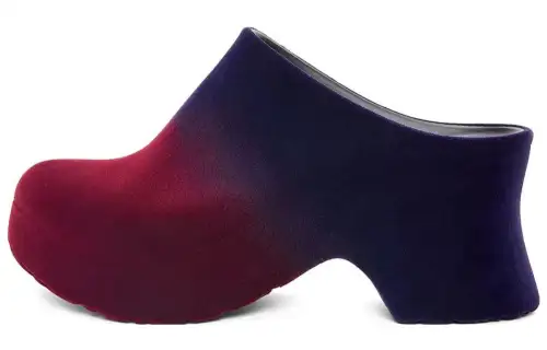 LOEWE Closed Toe Slippers Women's Red Blue
