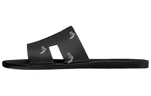 HERMES Izmir Slide Slippers Men's Black