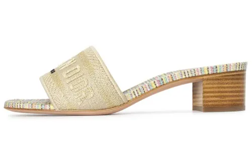 DIOR Dway Odor Resistant Slide Slippers Women's Gold