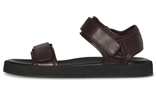 THE ROW Beach Sandals Women's Dark Brown