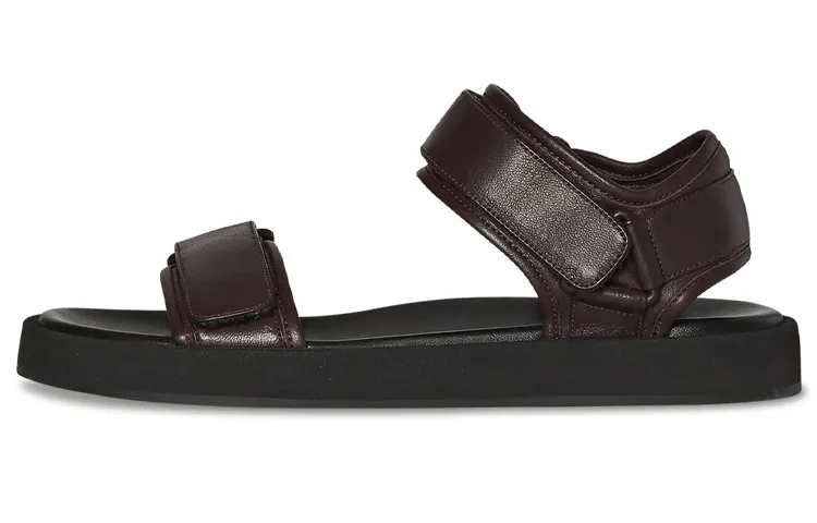 THE ROW Beach Sandals Women's Dark Brown