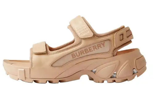Burberry Arthur Nylon Beach Sandals Women's Light Nude