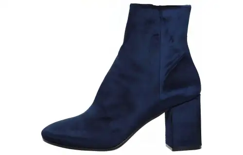 Balenciaga Suede Ankle Boots Women's Blue