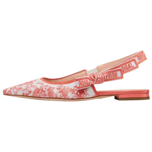 DIOR J'Adior Casual Shoes Women's Coral Red
