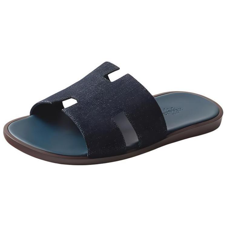 HERMES Izmir Slide Slippers Men's Marine Blue