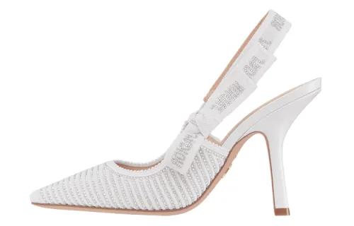DIOR J'Adior Slim Heel High Heels 10cm Women's White