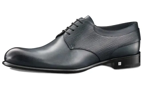 LOUIS VUITTON Greenwich Epi Casual Shoes Men's Dark Blue