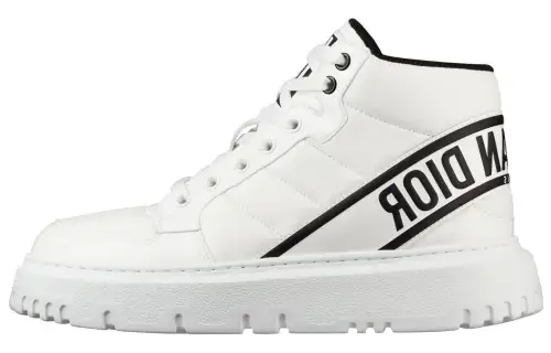 DIOR Women's D-Player 'Quilted Nylon - White Black'