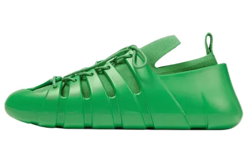 Bottega Veneta Trail Rubber Low top Casual Shoes Women's Green