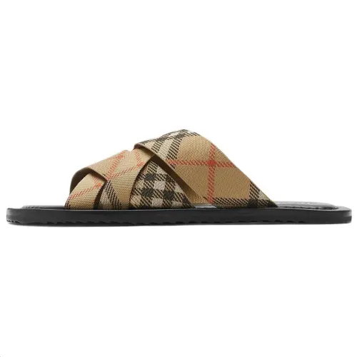 Burberry Pavilion Slide Slippers Men's Umber