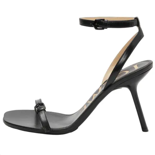 LOEWE Petal One Strap Sandals 9cm Women's Black