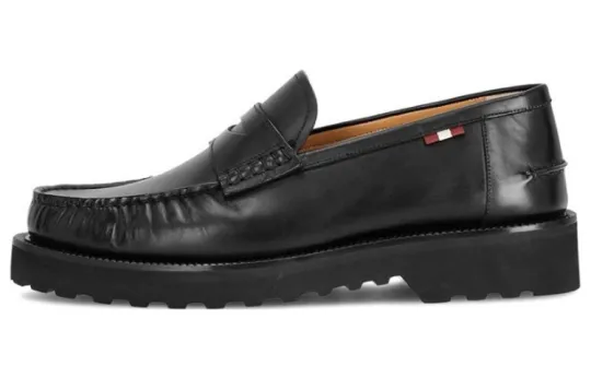 BALLY Slip-on Leather Loafers